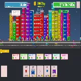 Colorful City of Cards